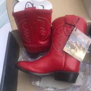 Red cowboy boots by  old west